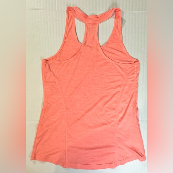 Reebok CrossFit Tank Top Racerback Zip Up Side Pocket Pink Orange Size Medium - Picture 8 of 8